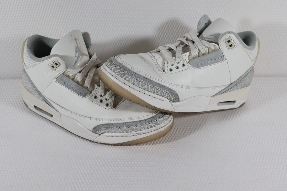 Size 10 -Nike Air Jordan 3 Retro SE Craft Ivory Grey White FJ9479-100